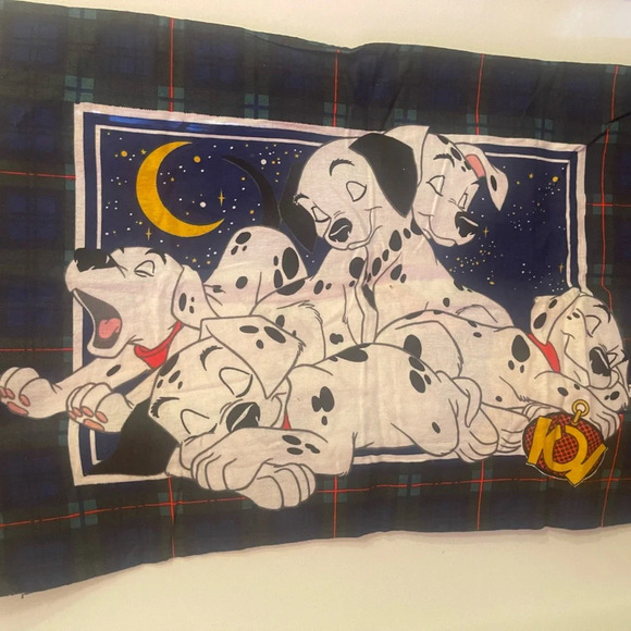 Disney Other - Disney 101 Dalmatians vintage deadstock standard pillowcase flannel